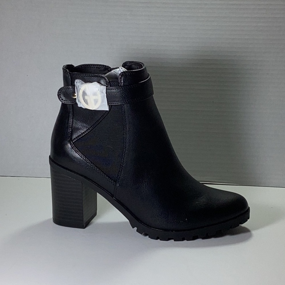 Giani Bernini Womens Gray Buckle Accent Round